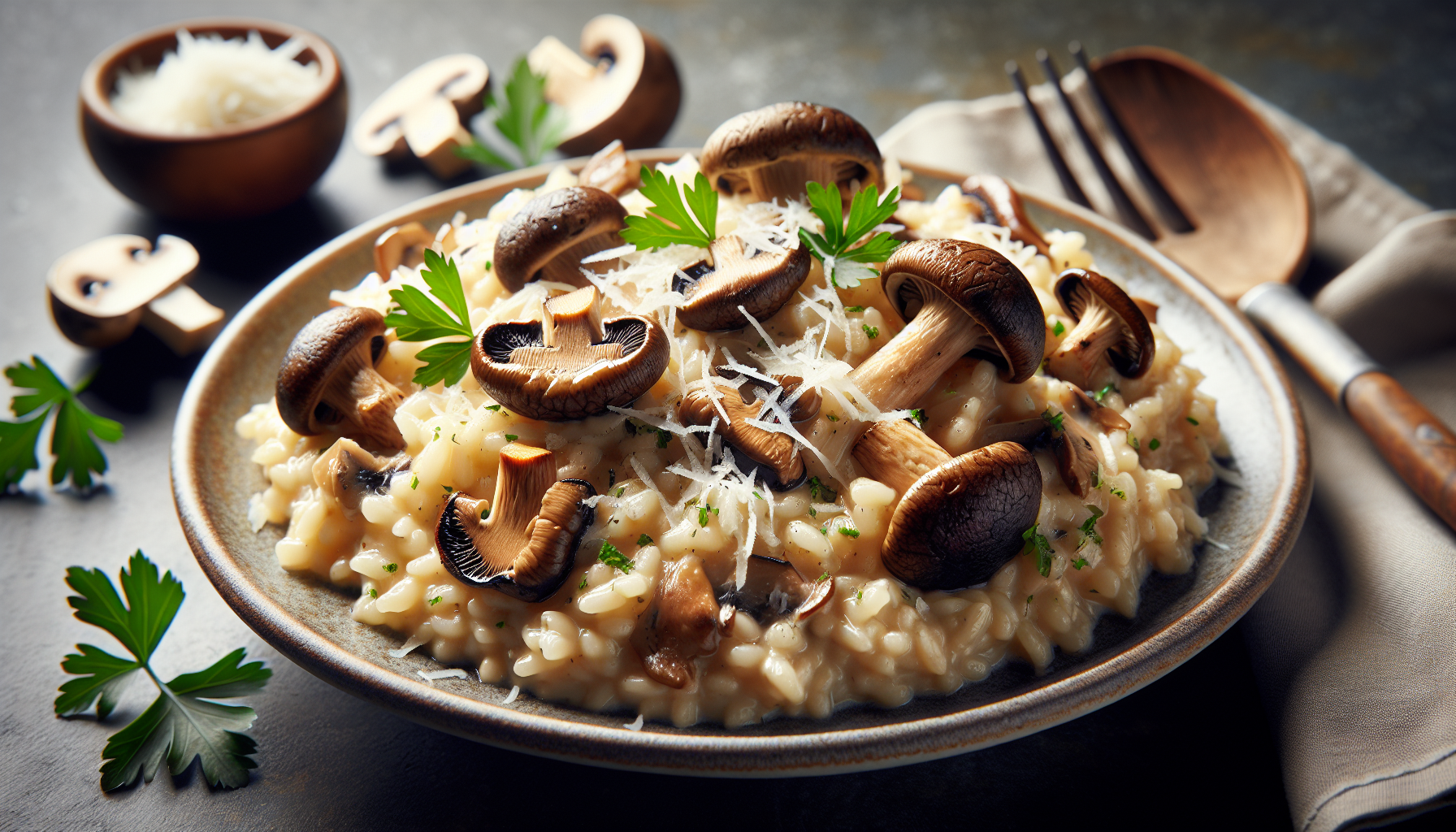 risotto ai funghi porcini